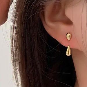 ⚜️𝟯𝟬%𝗢𝗙𝗙 𝗯𝘂𝗻𝗱𝗹𝗲𝘀 𝟯+⚜️ NEW Droplet Minimalist Jacket Earrings